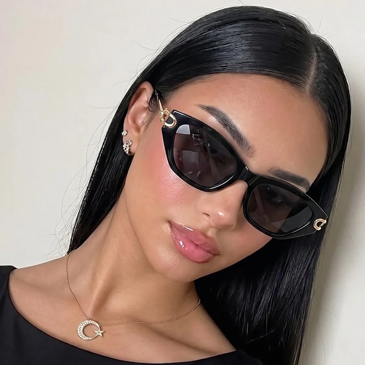 UV Protection Cat-Eye Sunglasses