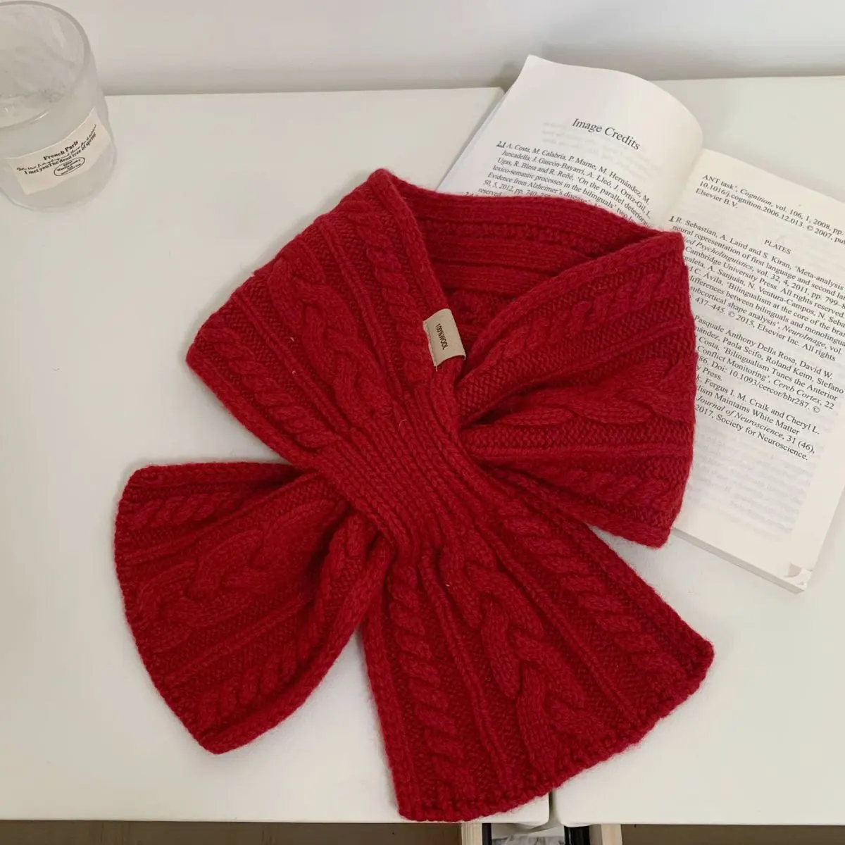 Cozy Cable Knit Scarf